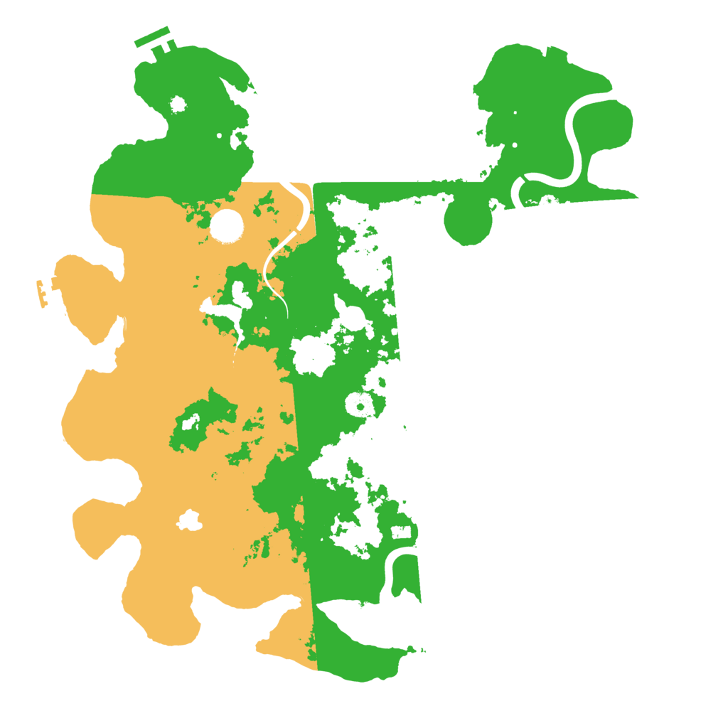 Biome Rust Map: Procedural Map, Size: 4000, Seed: 30051990