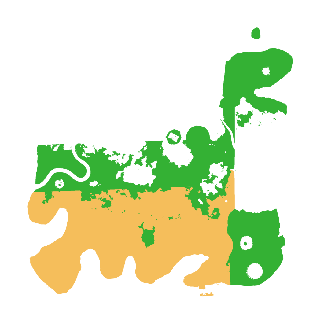 Biome Rust Map: Procedural Map, Size: 3500, Seed: 892350