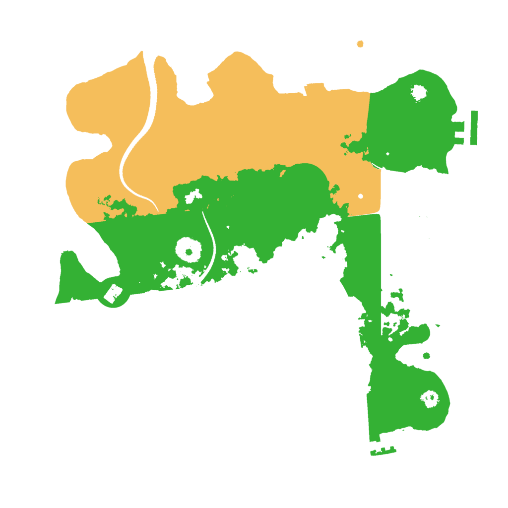Biome Rust Map: Procedural Map, Size: 3000, Seed: 463226723