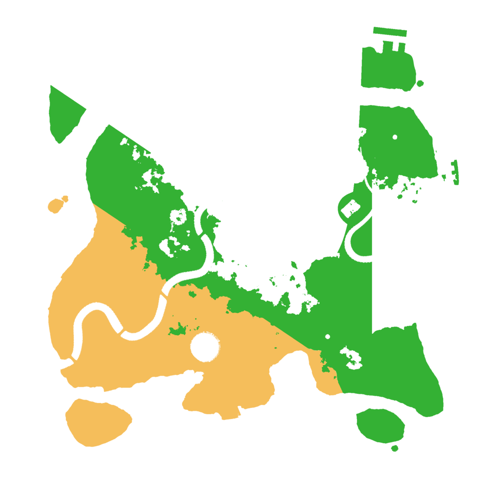 Biome Rust Map: Procedural Map, Size: 3000, Seed: 649797749