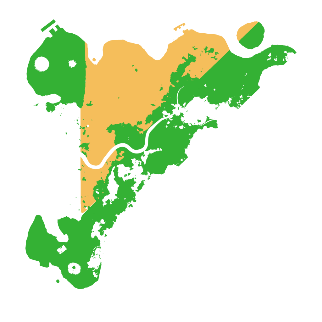 Biome Rust Map: Procedural Map, Size: 3900, Seed: 1992118456