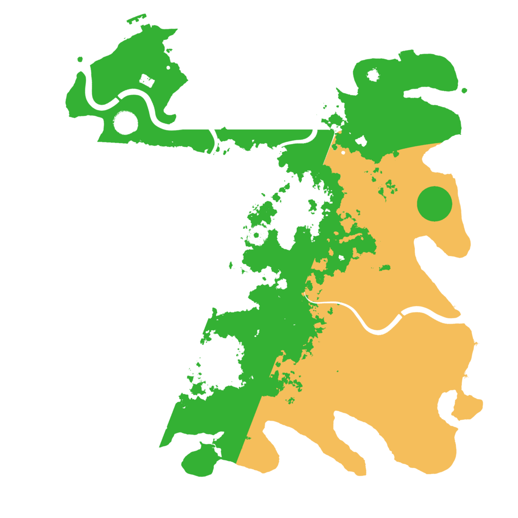Biome Rust Map: Procedural Map, Size: 3900, Seed: 1495384945