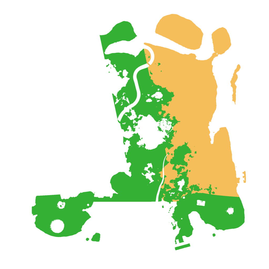 Biome Rust Map: Procedural Map, Size: 3500, Seed: 2084161241