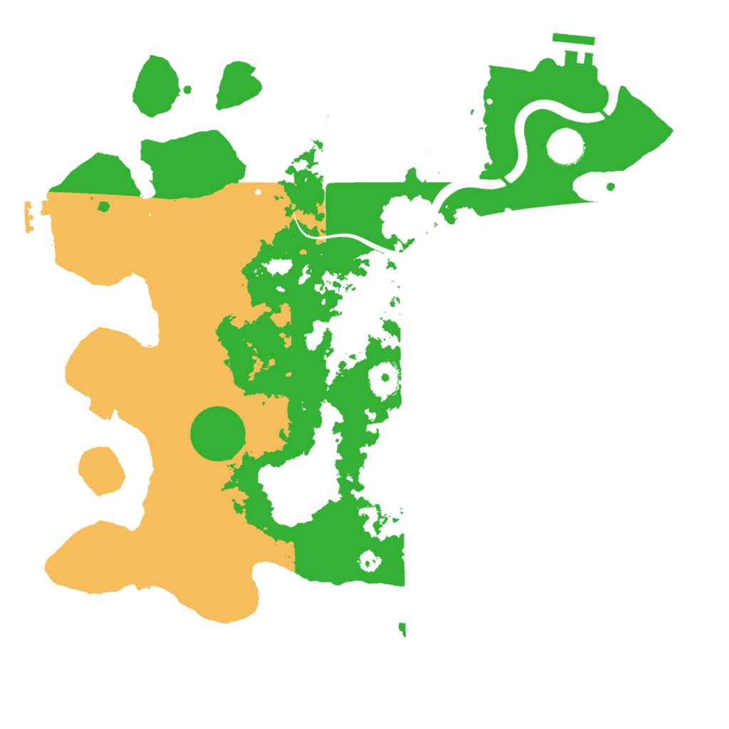 Biome Rust Map: Procedural Map, Size: 3500, Seed: 1197230178