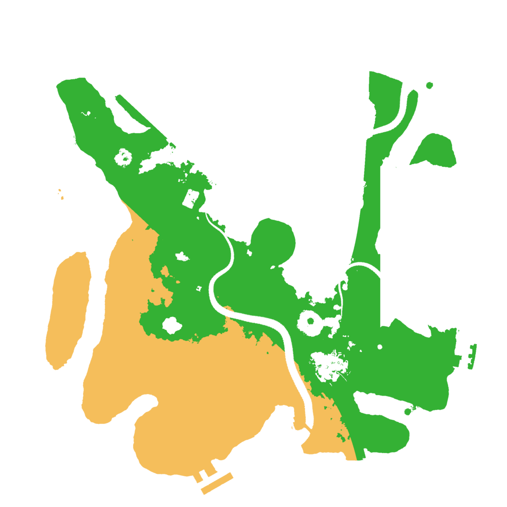 Biome Rust Map: Procedural Map, Size: 3000, Seed: 1345066324