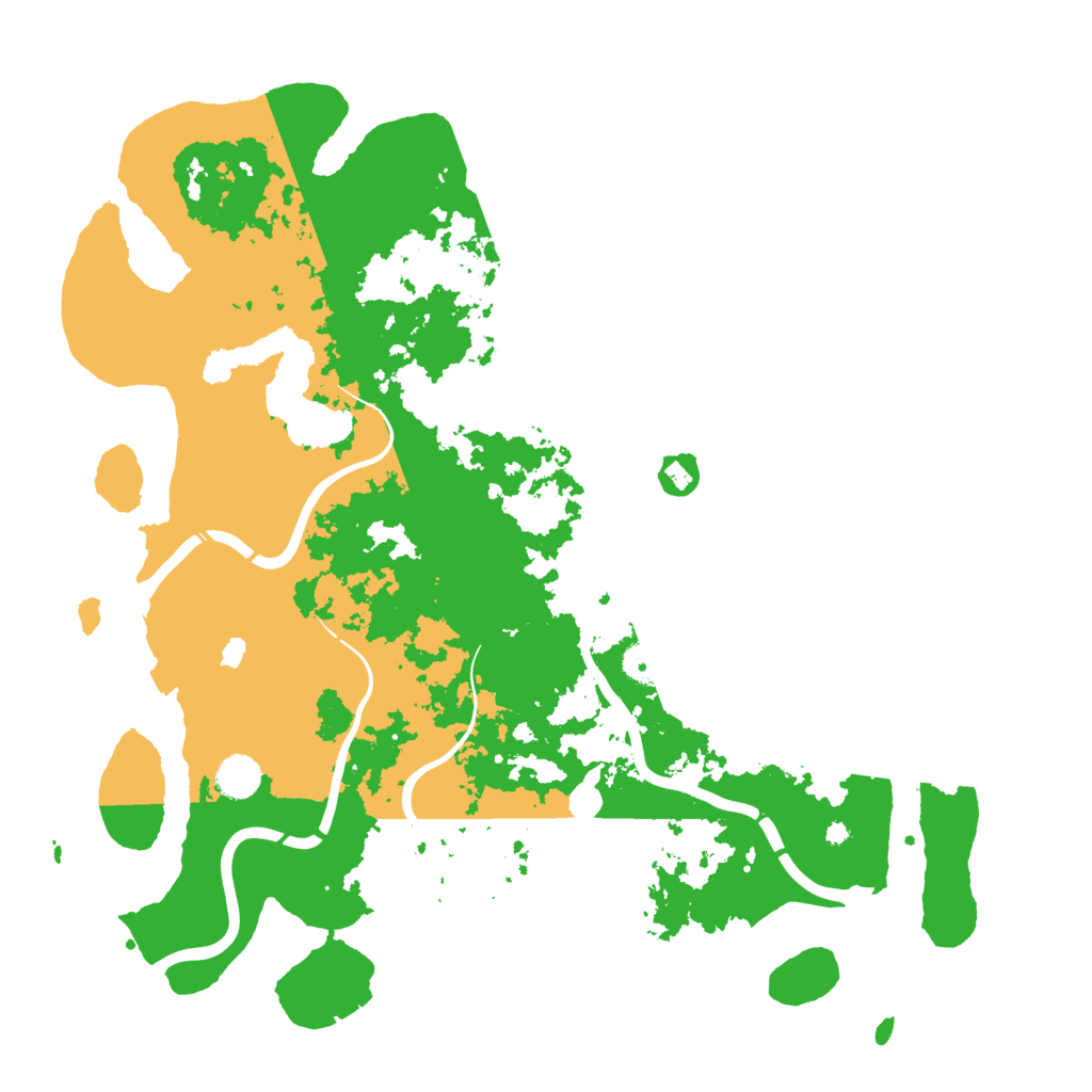 Biome Rust Map: Procedural Map, Size: 4350, Seed: 19062025