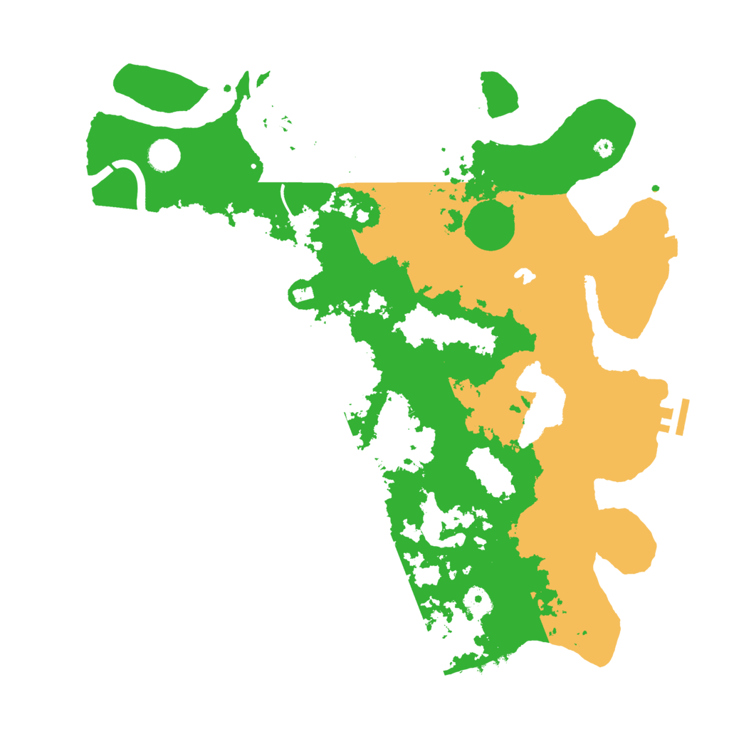 Biome Rust Map: Procedural Map, Size: 4000, Seed: 1458790874