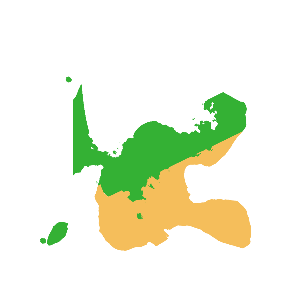 Biome Rust Map: Procedural Map, Size: 2000, Seed: 900317517