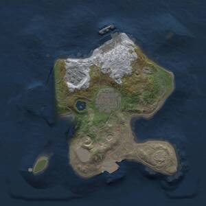 Thumbnail Rust Map: Procedural Map, Size: 2000, Seed: 900317517, 7 Monuments