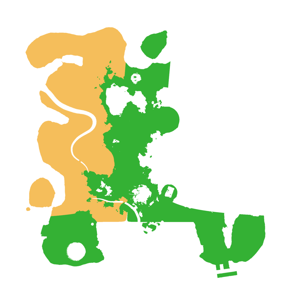Biome Rust Map: Procedural Map, Size: 3000, Seed: 1514754713