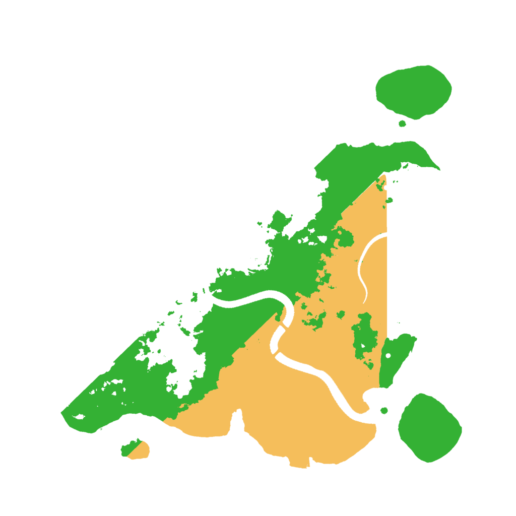 Biome Rust Map: Procedural Map, Size: 3000, Seed: 1182851331