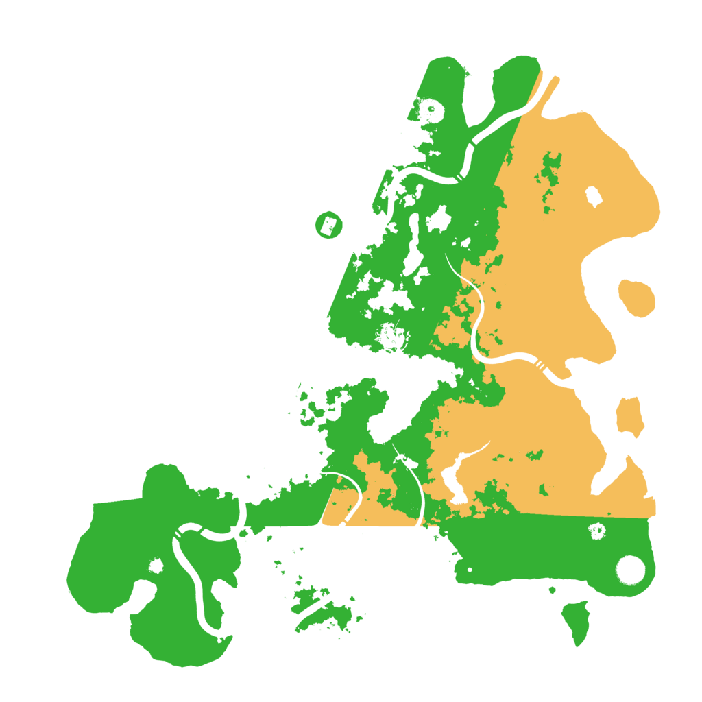 Biome Rust Map: Procedural Map, Size: 4250, Seed: 1355935807