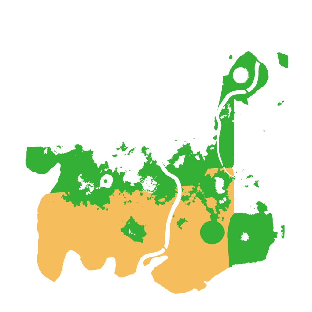 Biome Rust Map: Procedural Map, Size: 3500, Seed: 7525856