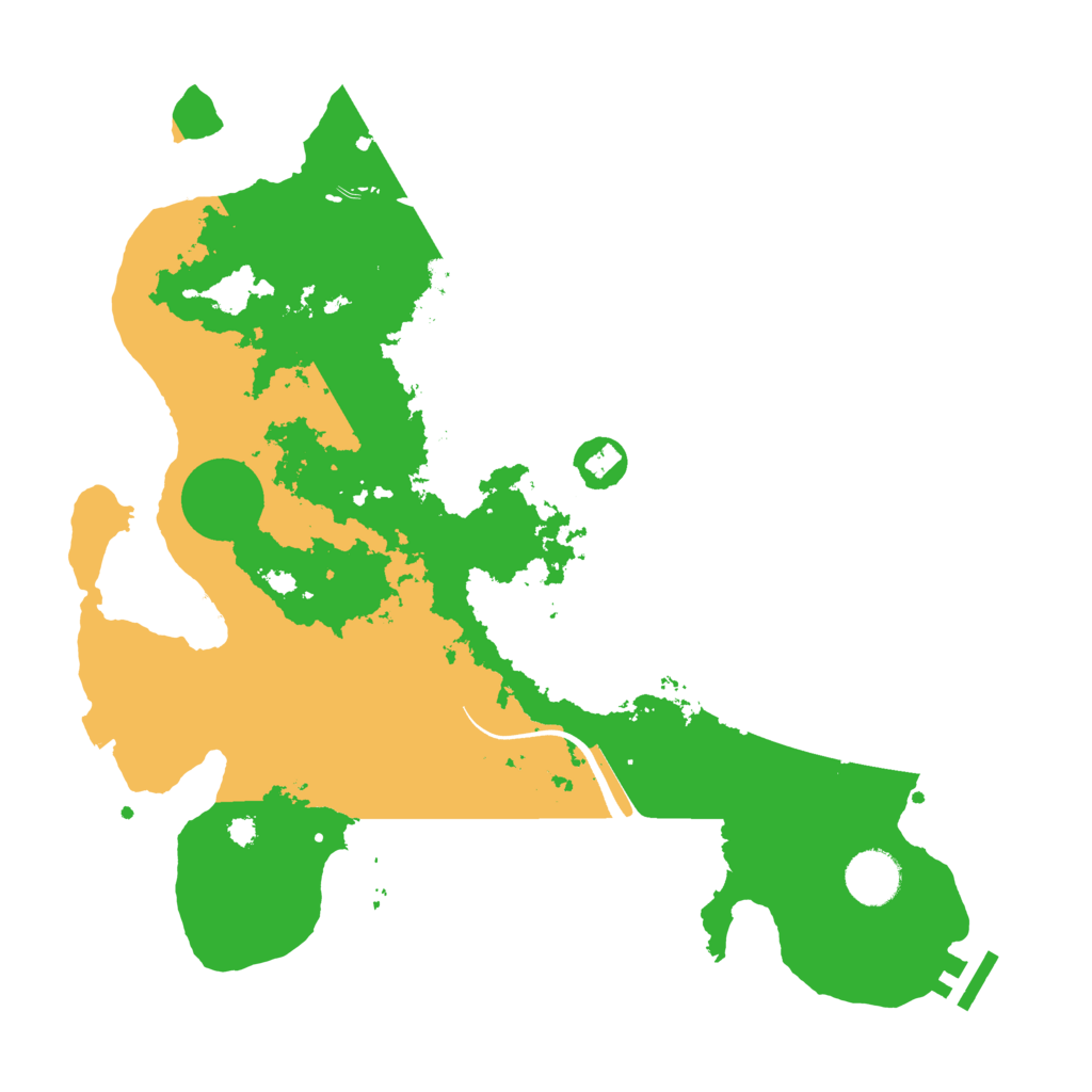 Biome Rust Map: Procedural Map, Size: 3500, Seed: 943208768