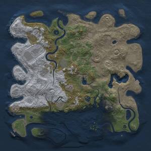 Thumbnail Rust Map: Procedural Map, Size: 4250, Seed: 503933226, 17 Monuments