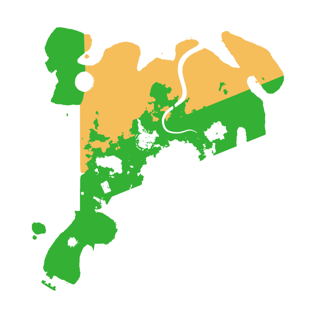 Biome Rust Map: Procedural Map, Size: 3000, Seed: 470193397