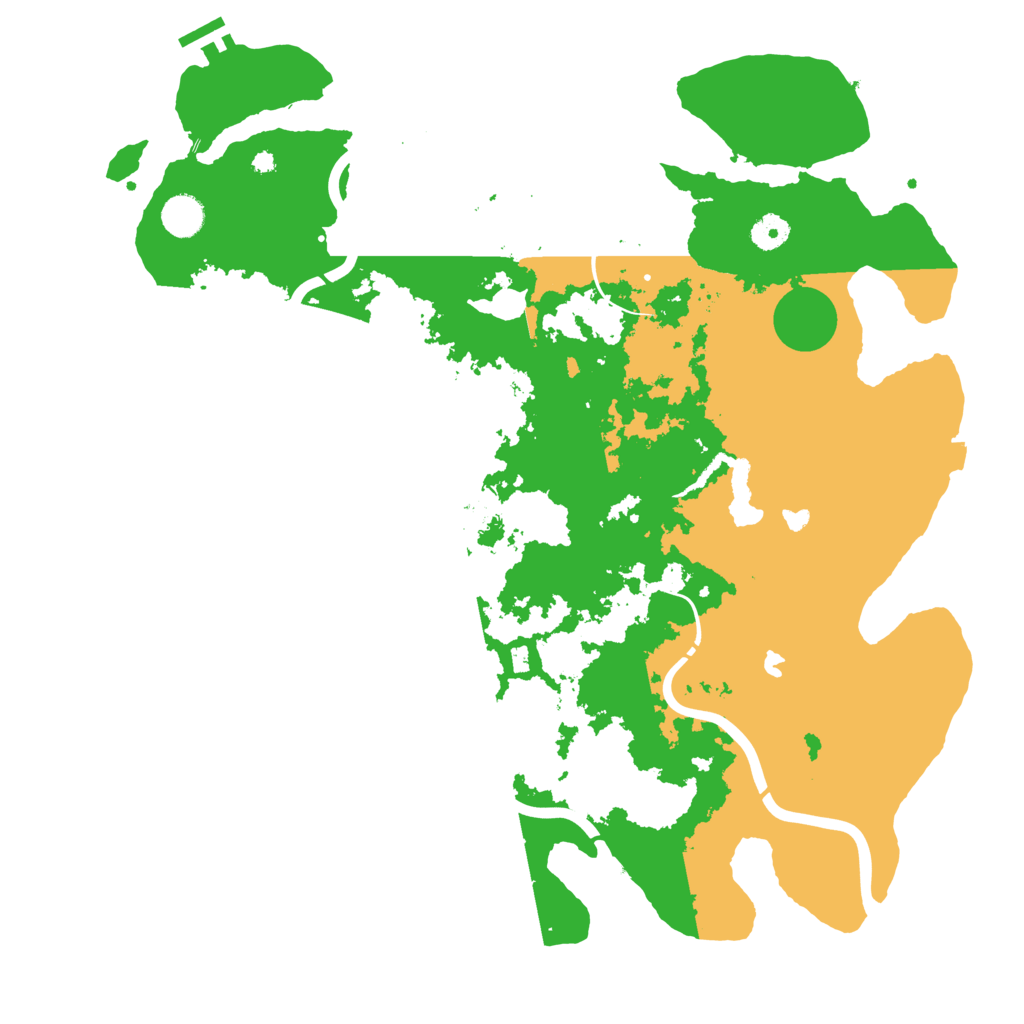Biome Rust Map: Procedural Map, Size: 4250, Seed: 6722256
