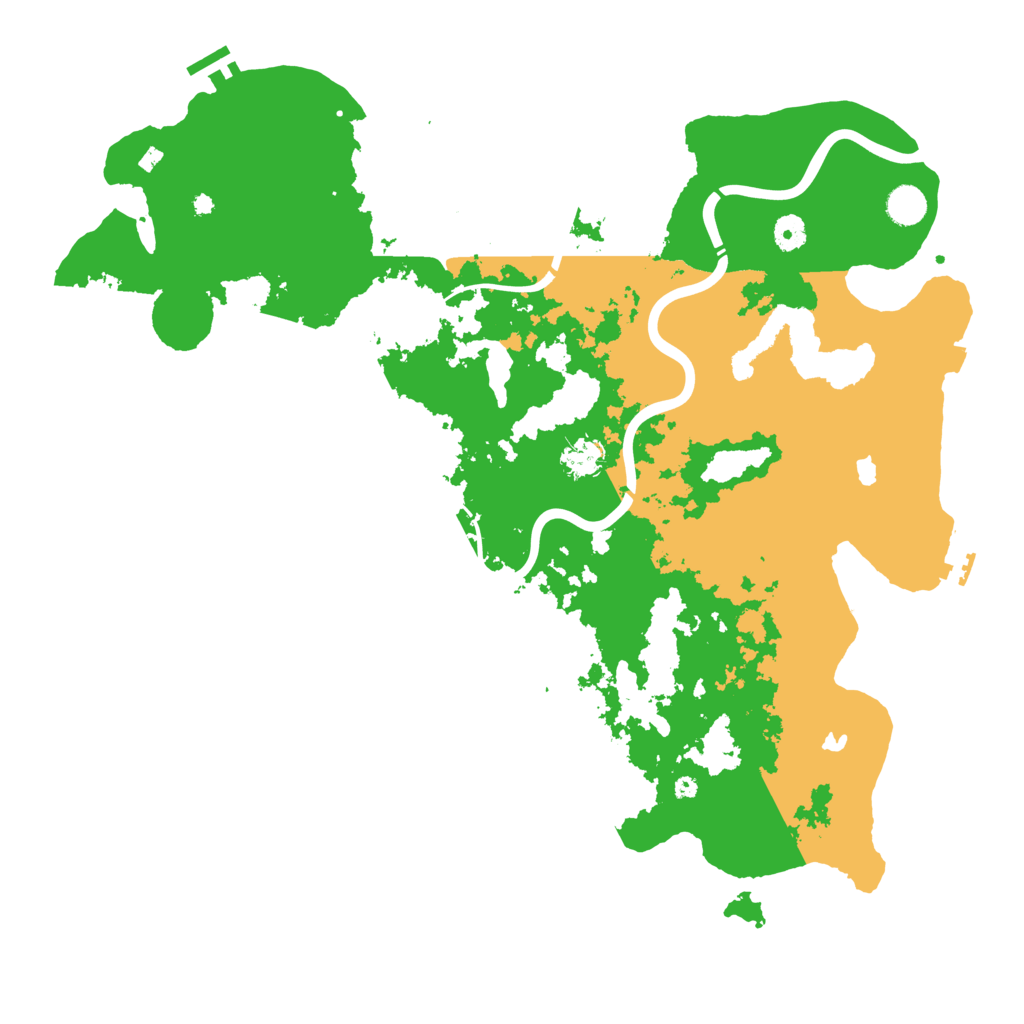 Biome Rust Map: Procedural Map, Size: 4500, Seed: 246032312