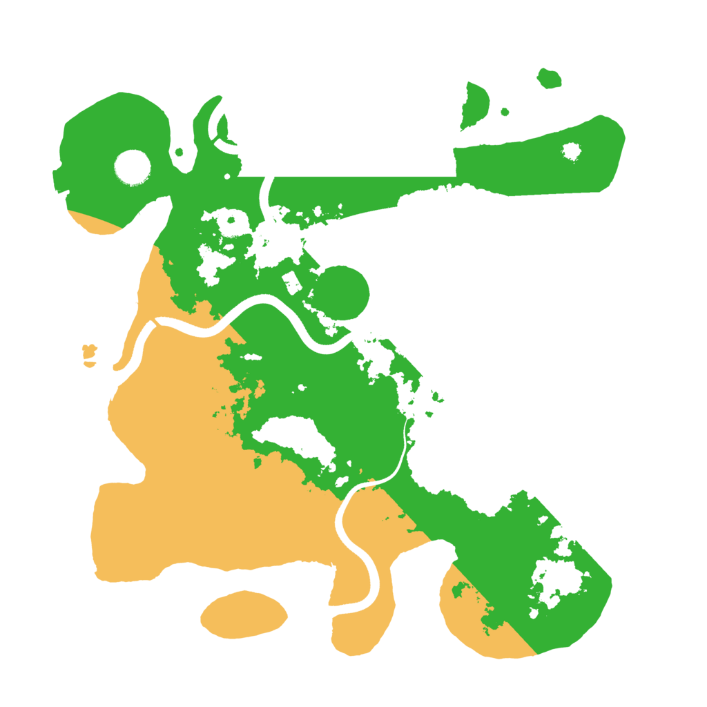 Biome Rust Map: Procedural Map, Size: 3500, Seed: 1262976747