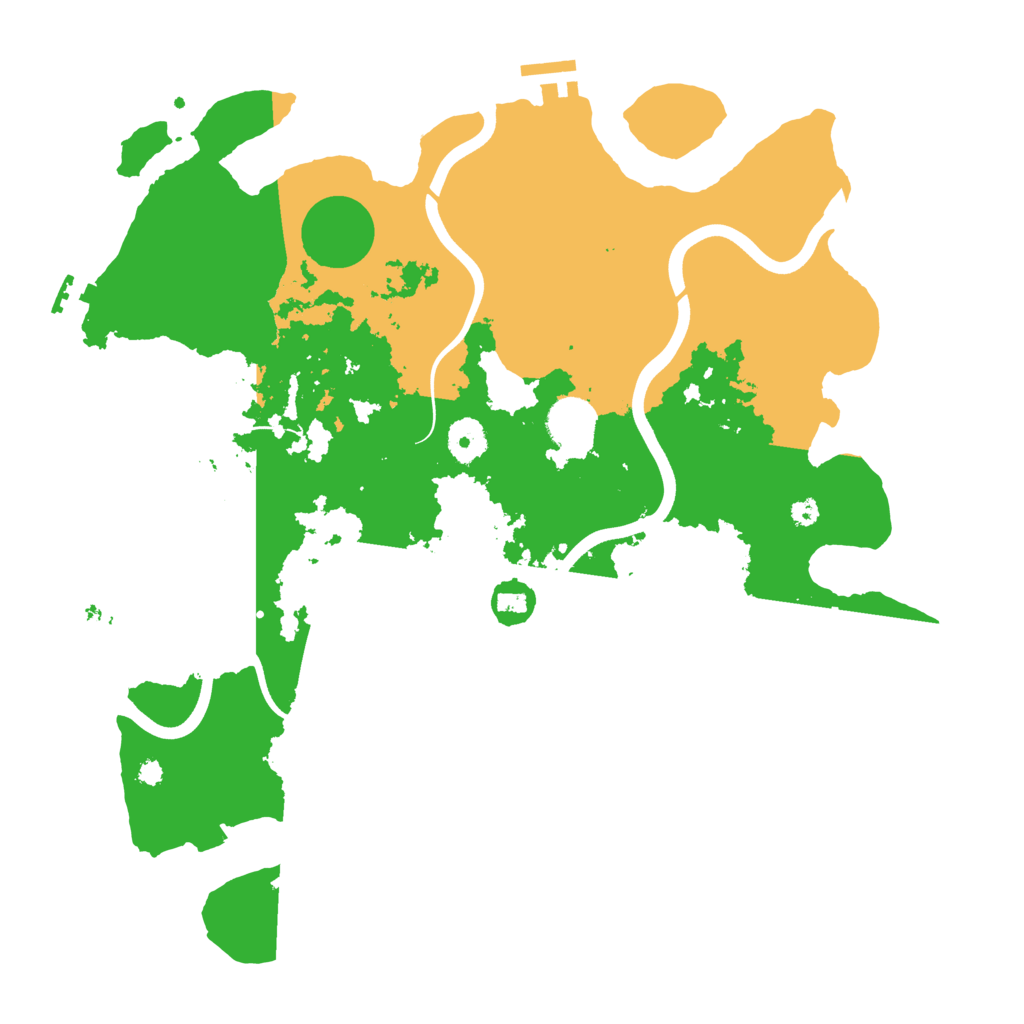 Biome Rust Map: Procedural Map, Size: 3750, Seed: 1045144256