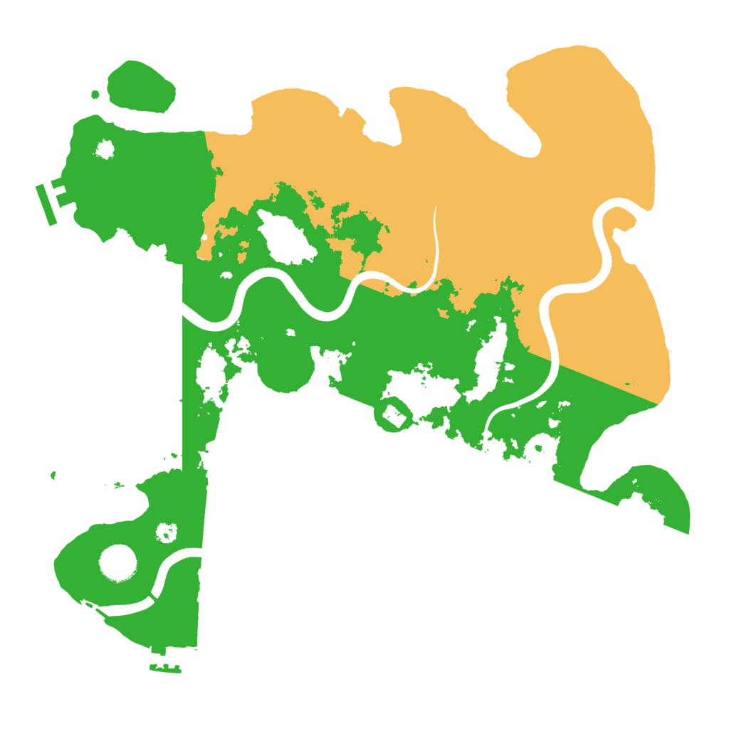 Biome Rust Map: Procedural Map, Size: 3500, Seed: 1516299002