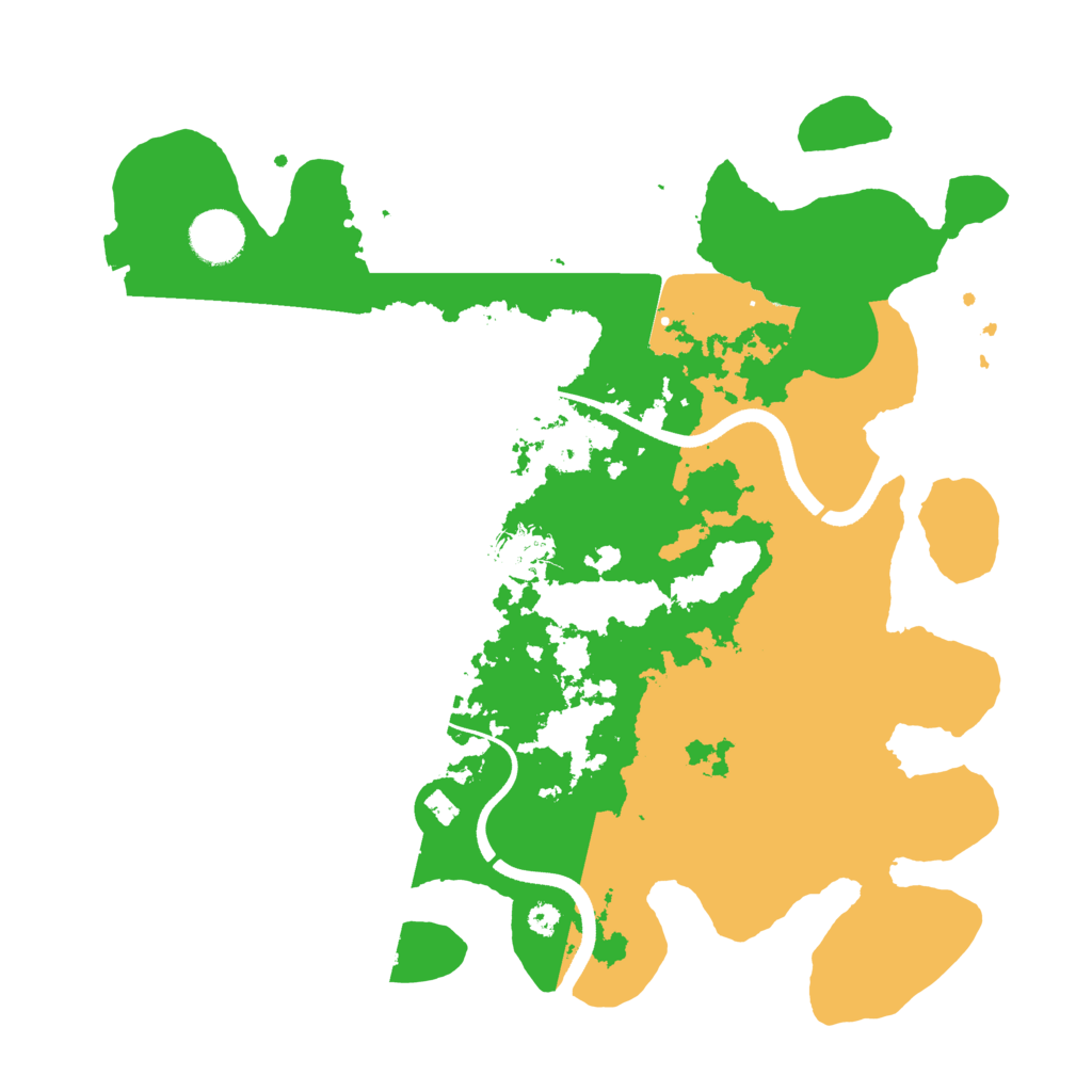 Biome Rust Map: Procedural Map, Size: 3500, Seed: 850773367