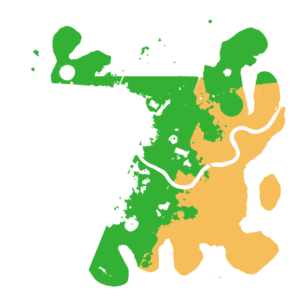 Biome Rust Map: Procedural Map, Size: 3500, Seed: 127982675