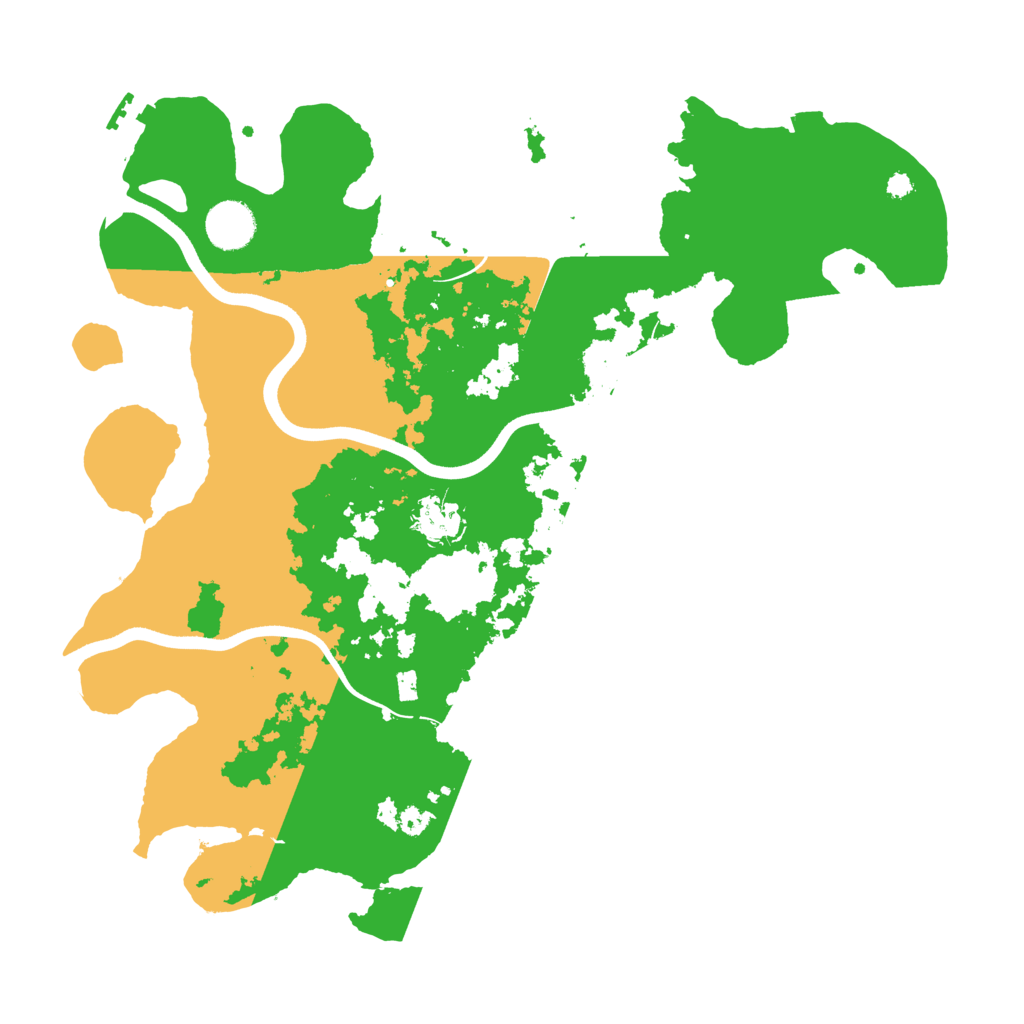 Biome Rust Map: Procedural Map, Size: 3700, Seed: 1172180327