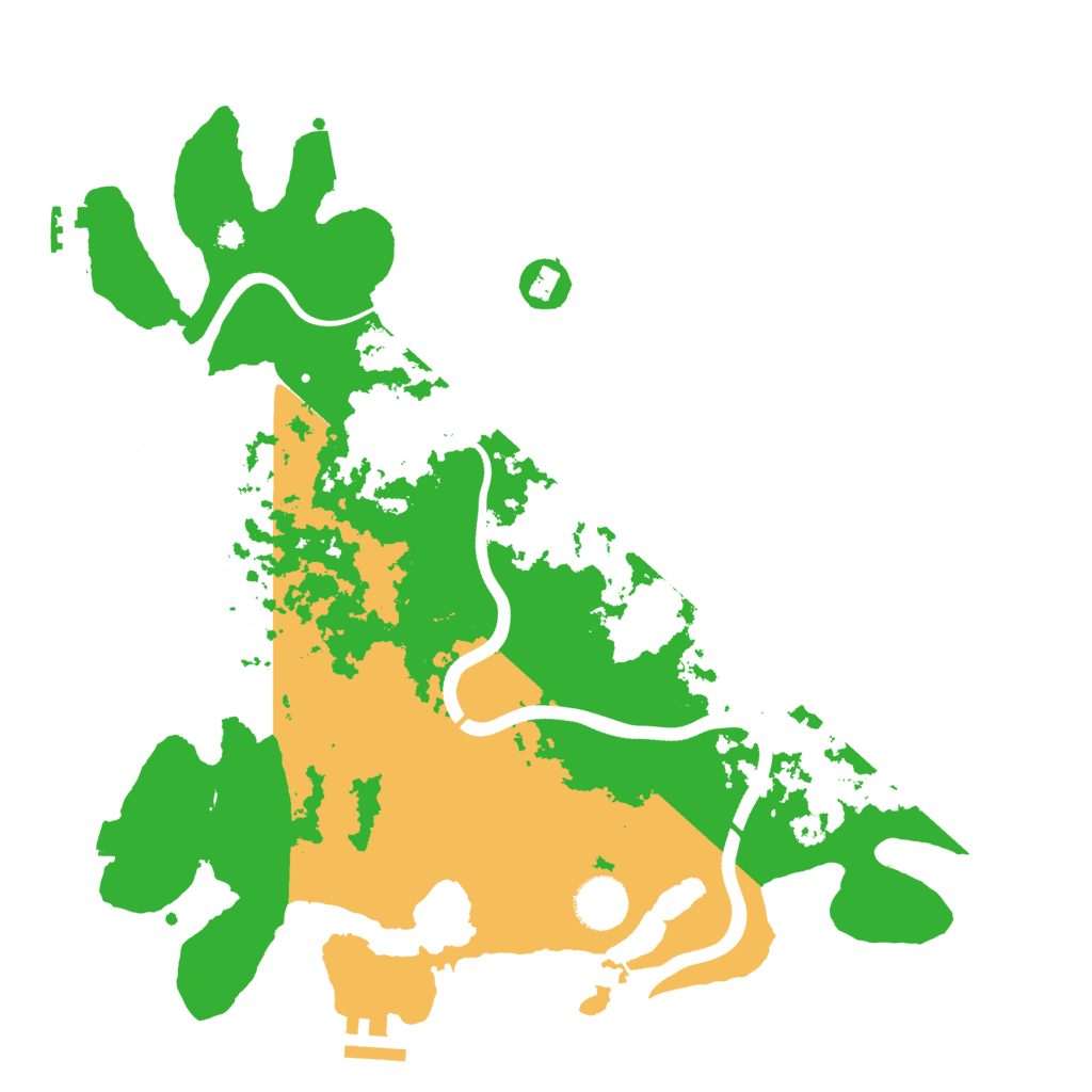 Biome Rust Map: Procedural Map, Size: 3600, Seed: 918355