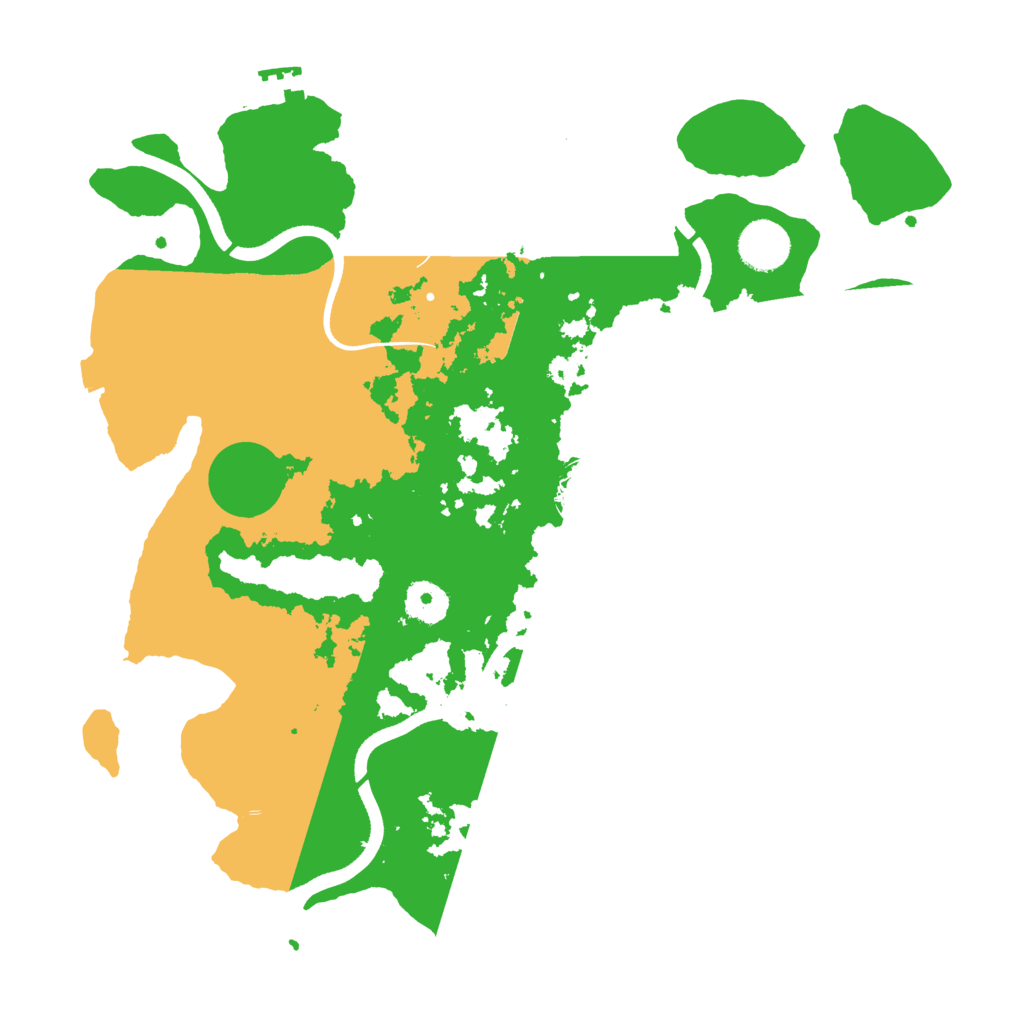 Biome Rust Map: Procedural Map, Size: 3600, Seed: 690897033