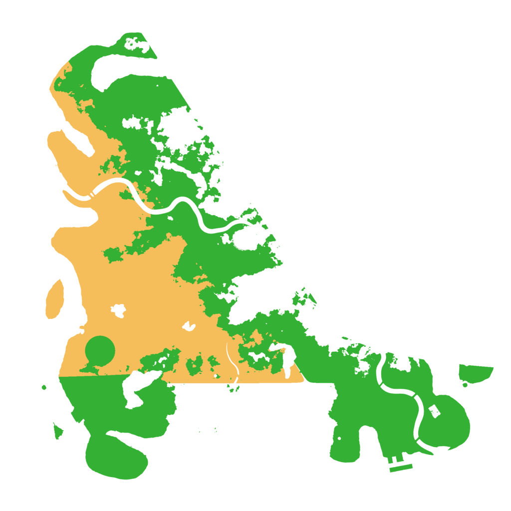 Biome Rust Map: Procedural Map, Size: 4500, Seed: 1200925309