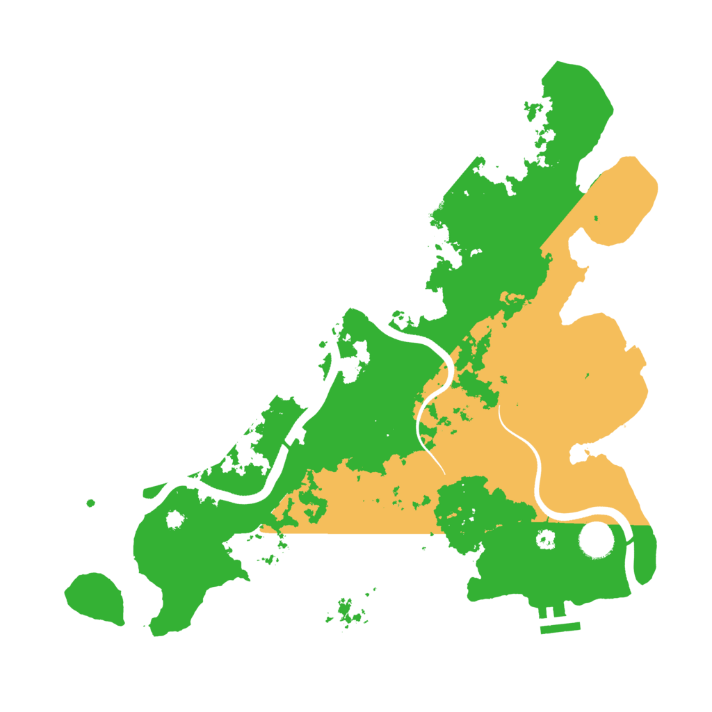 Biome Rust Map: Procedural Map, Size: 3600, Seed: 359071461