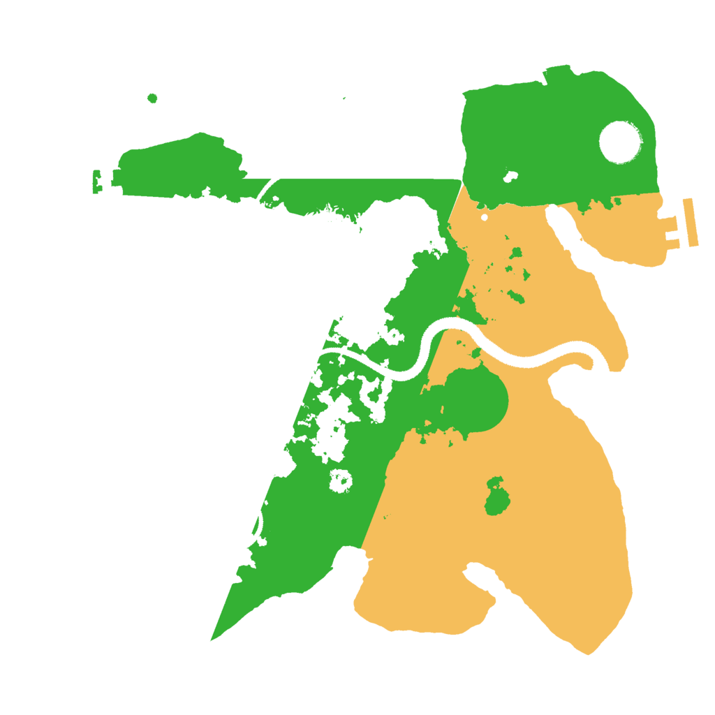 Biome Rust Map: Procedural Map, Size: 3000, Seed: 32894434