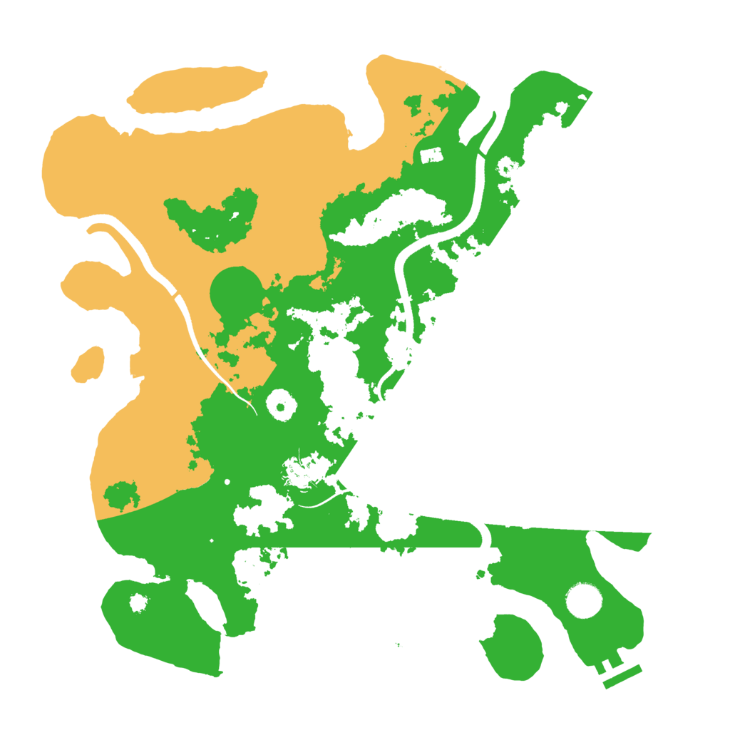 Biome Rust Map: Procedural Map, Size: 3618, Seed: 466310247