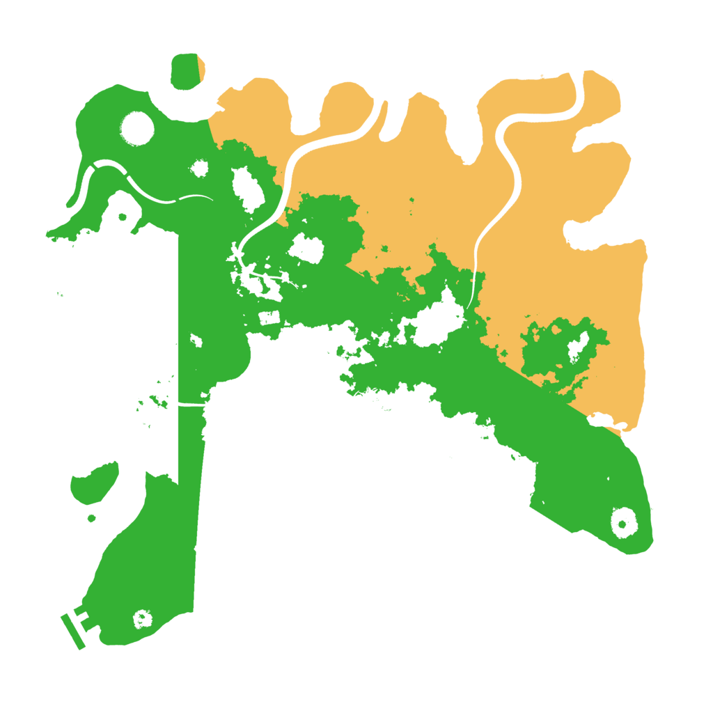 Biome Rust Map: Procedural Map, Size: 3750, Seed: 463892682