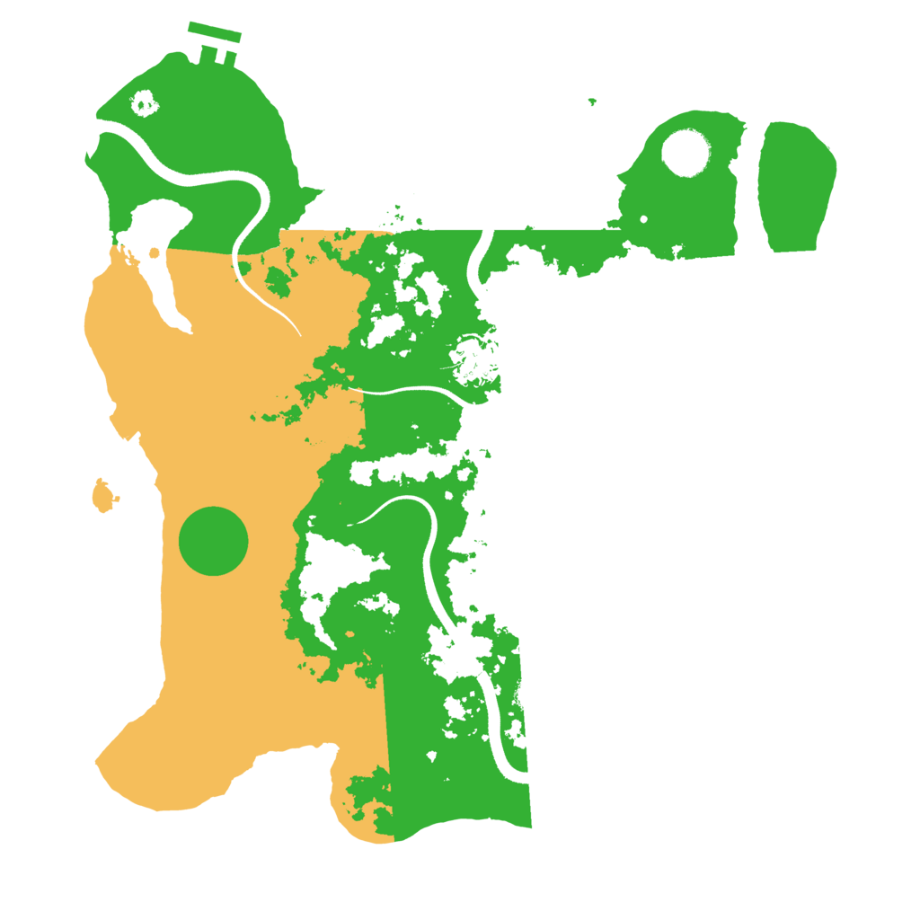 Biome Rust Map: Procedural Map, Size: 3500, Seed: 1904750662