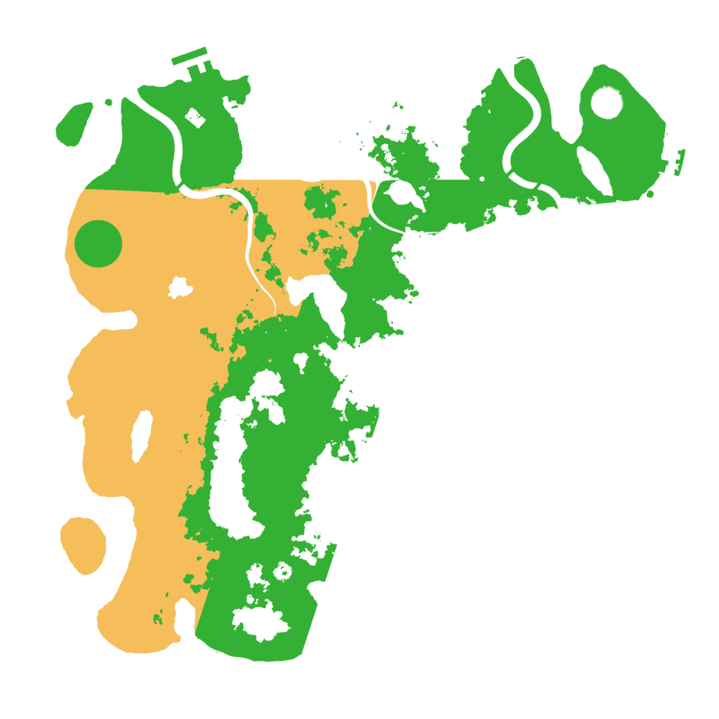 Biome Rust Map: Procedural Map, Size: 4000, Seed: 198097391