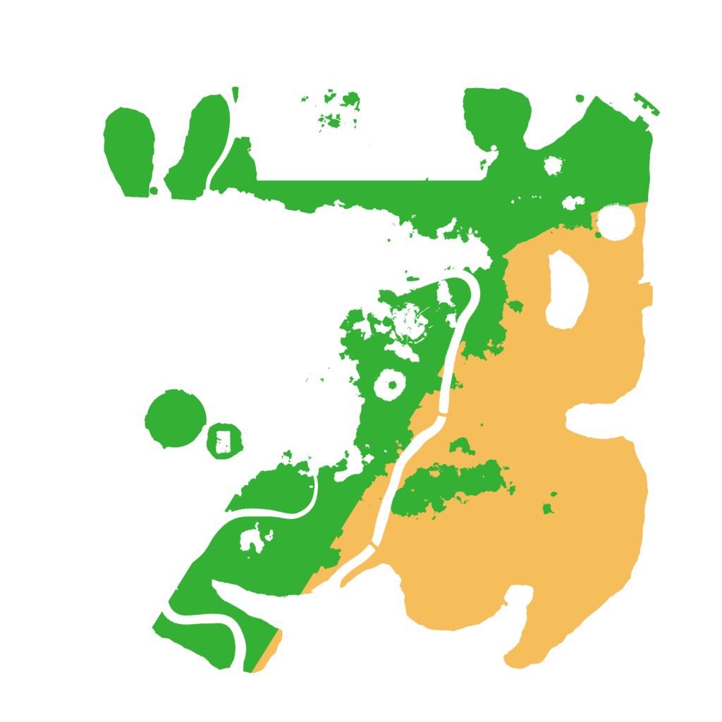 Biome Rust Map: Procedural Map, Size: 3500, Seed: 297595741