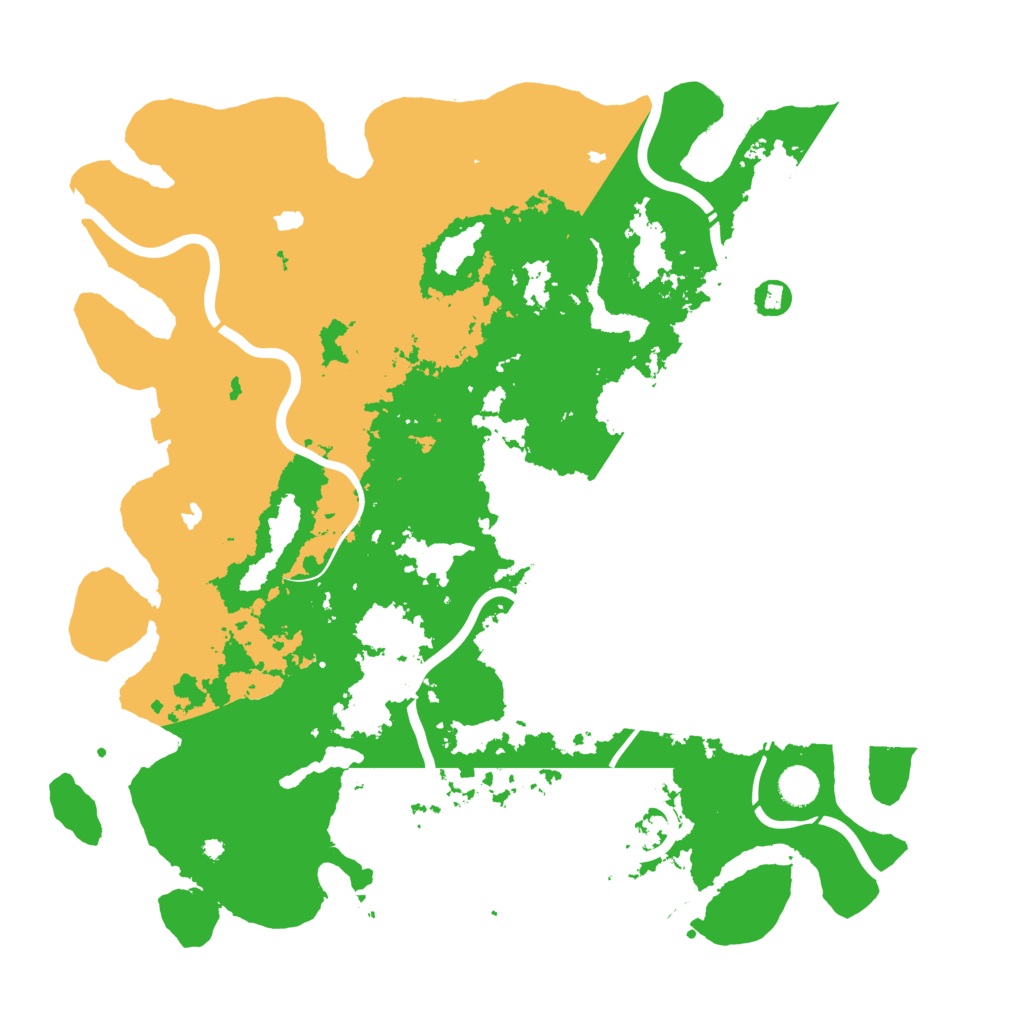 Biome Rust Map: Procedural Map, Size: 4500, Seed: 88756926