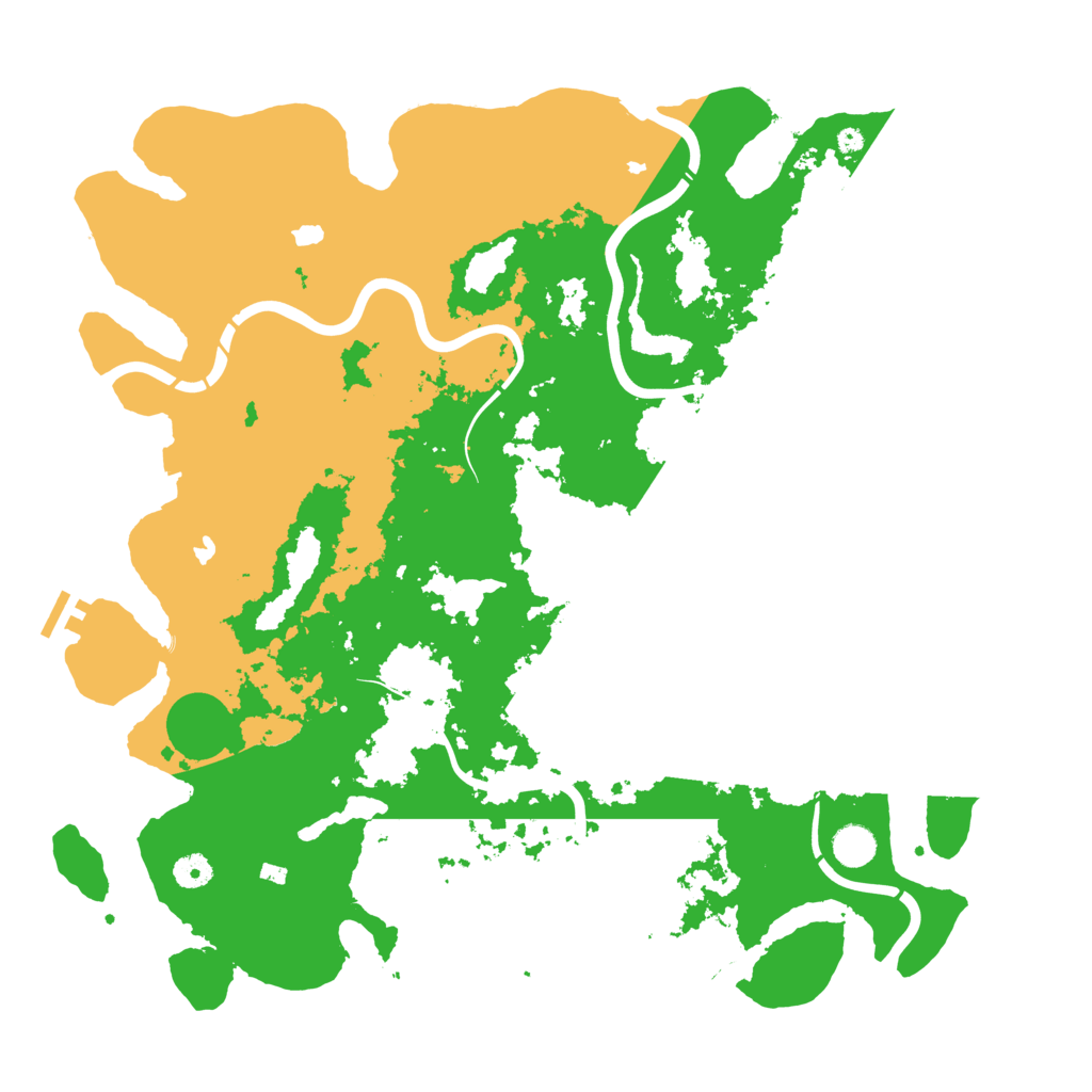 Biome Rust Map: Procedural Map, Size: 4500, Seed: 88756926