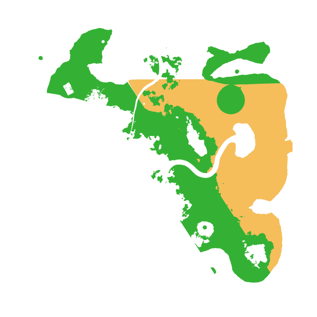 Biome Rust Map: Procedural Map, Size: 3000, Seed: 3756