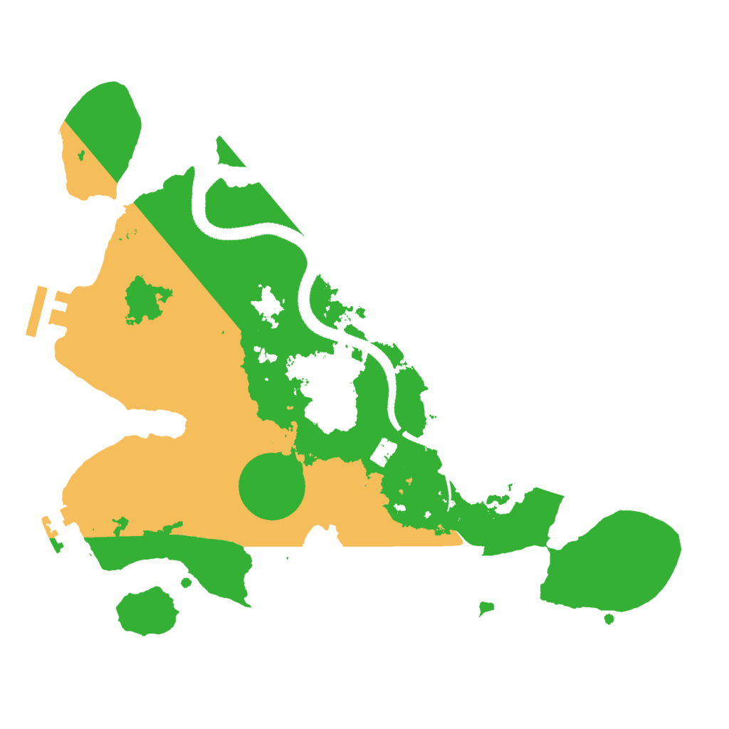 Biome Rust Map: Procedural Map, Size: 2900, Seed: 1234567890