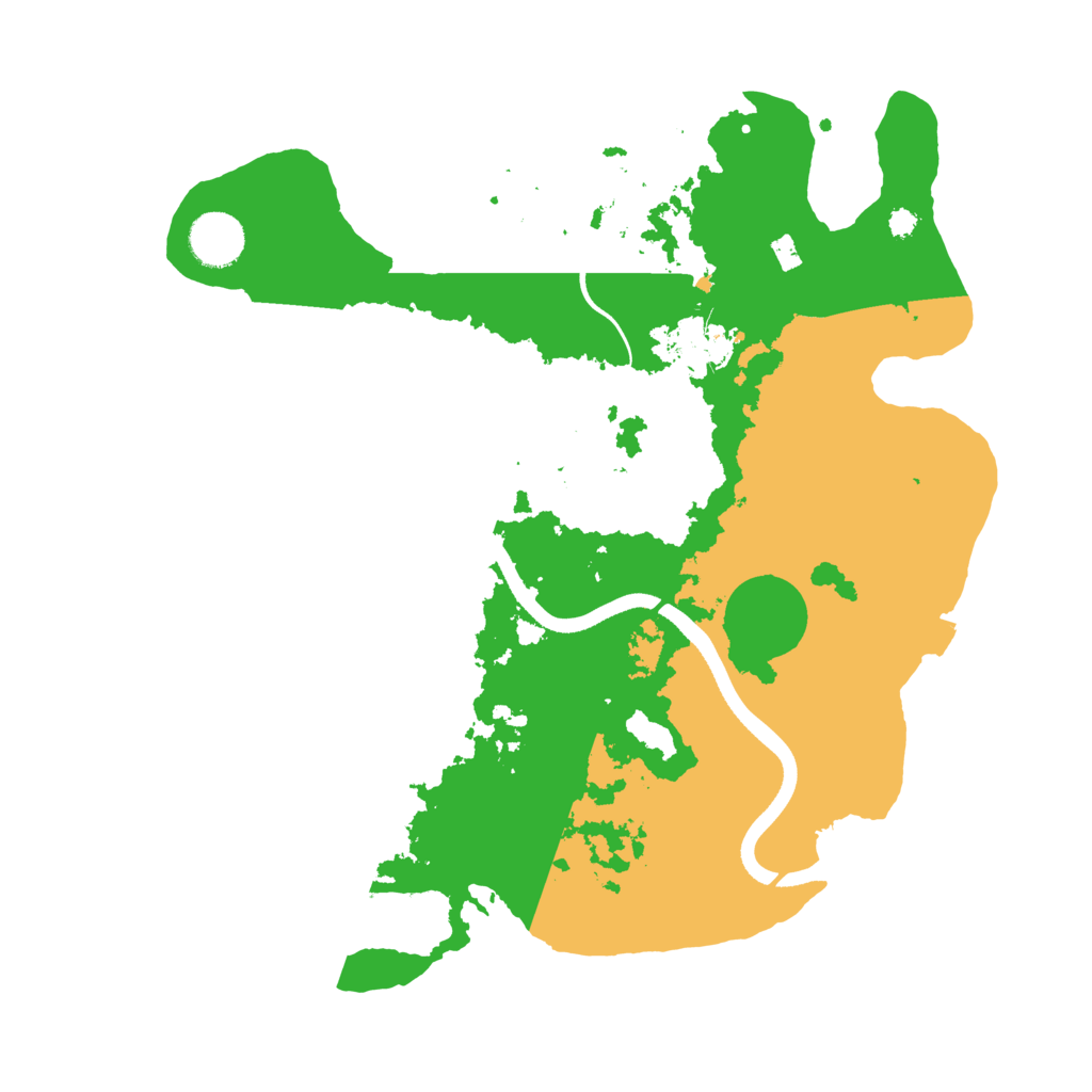 Biome Rust Map: Procedural Map, Size: 3500, Seed: 1530280916