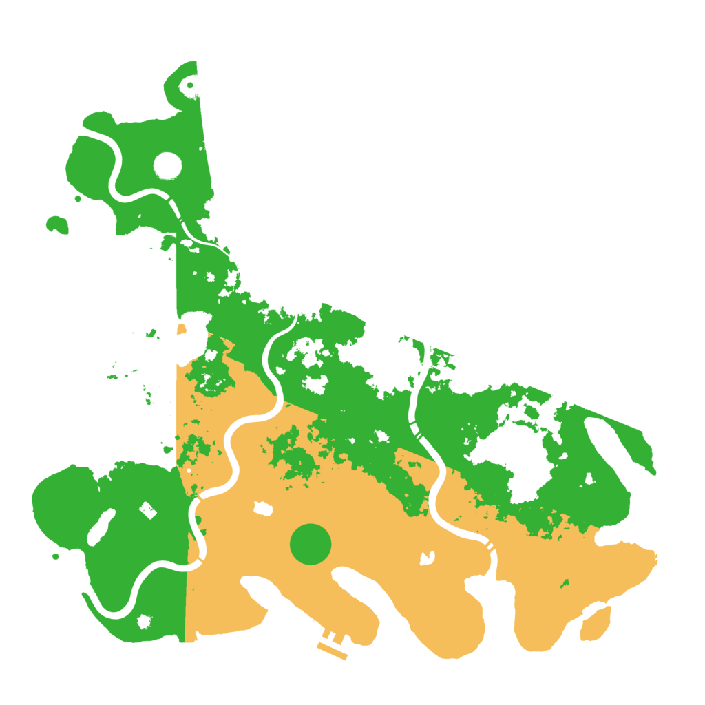 Biome Rust Map: Procedural Map, Size: 4500, Seed: 1151023927