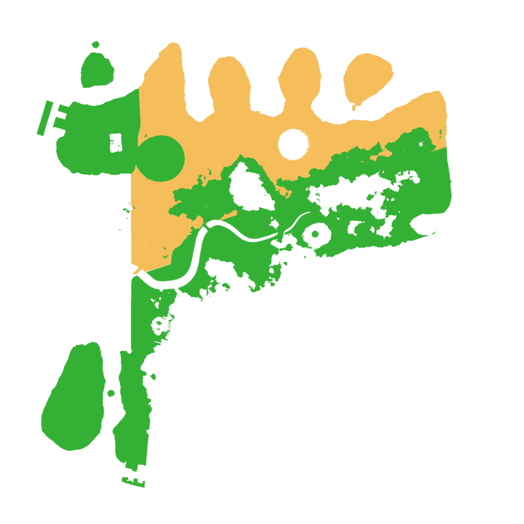 Biome Rust Map: Procedural Map, Size: 3000, Seed: 1010435008