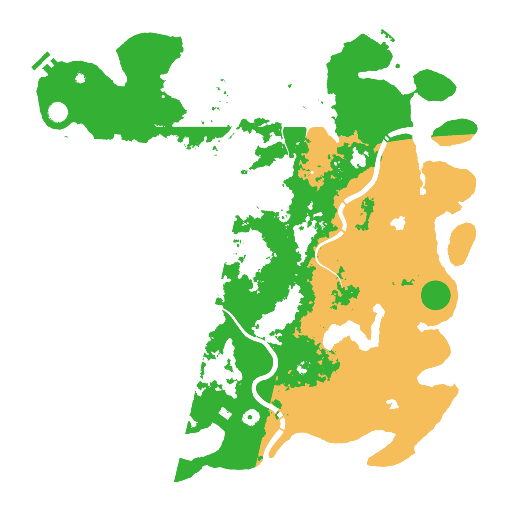 Biome Rust Map: Procedural Map, Size: 4500, Seed: 827820907