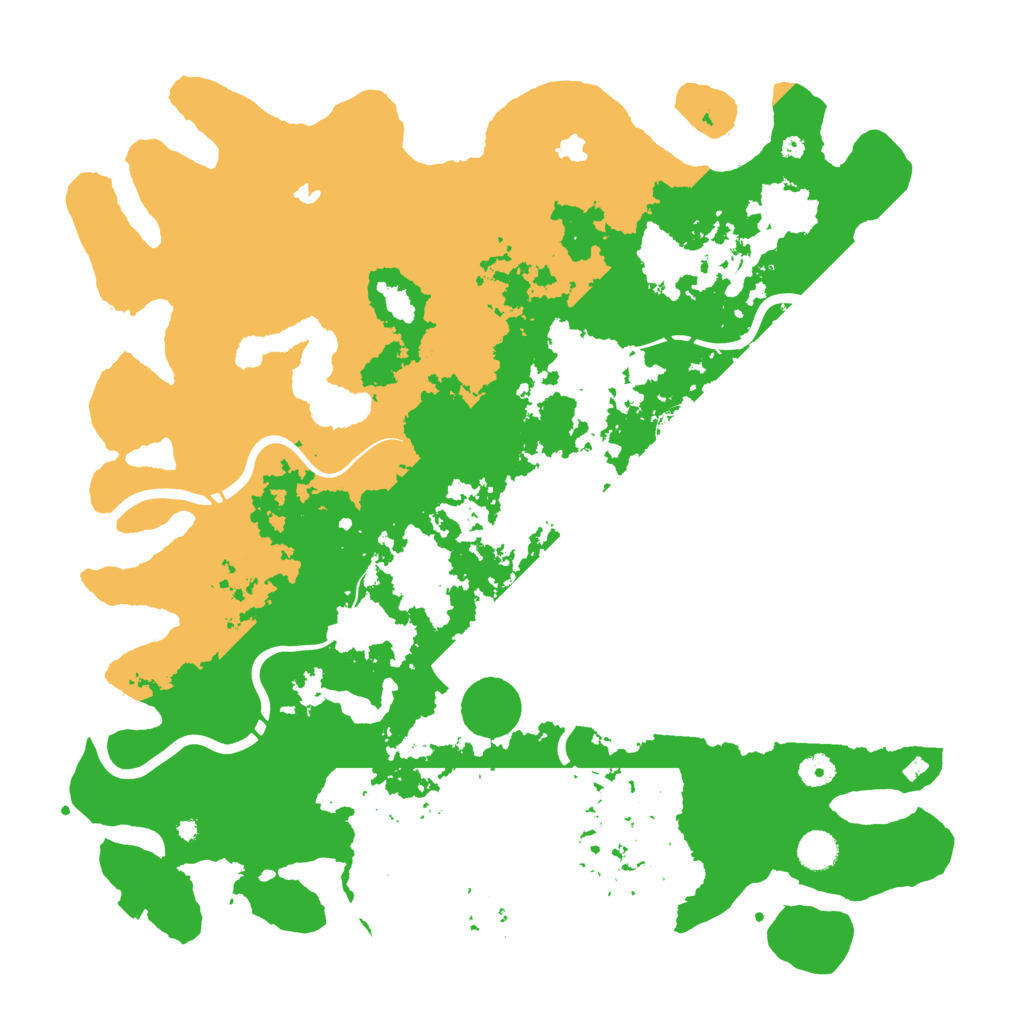 Biome Rust Map: Procedural Map, Size: 4500, Seed: 503041010
