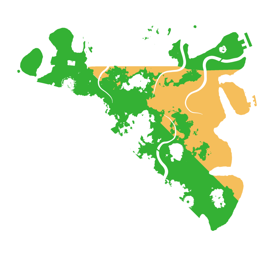 Biome Rust Map: Procedural Map, Size: 3675, Seed: 45715
