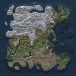Thumbnail Rust Map: Procedural Map, Size: 4250, Seed: 678345117, 17 Monuments