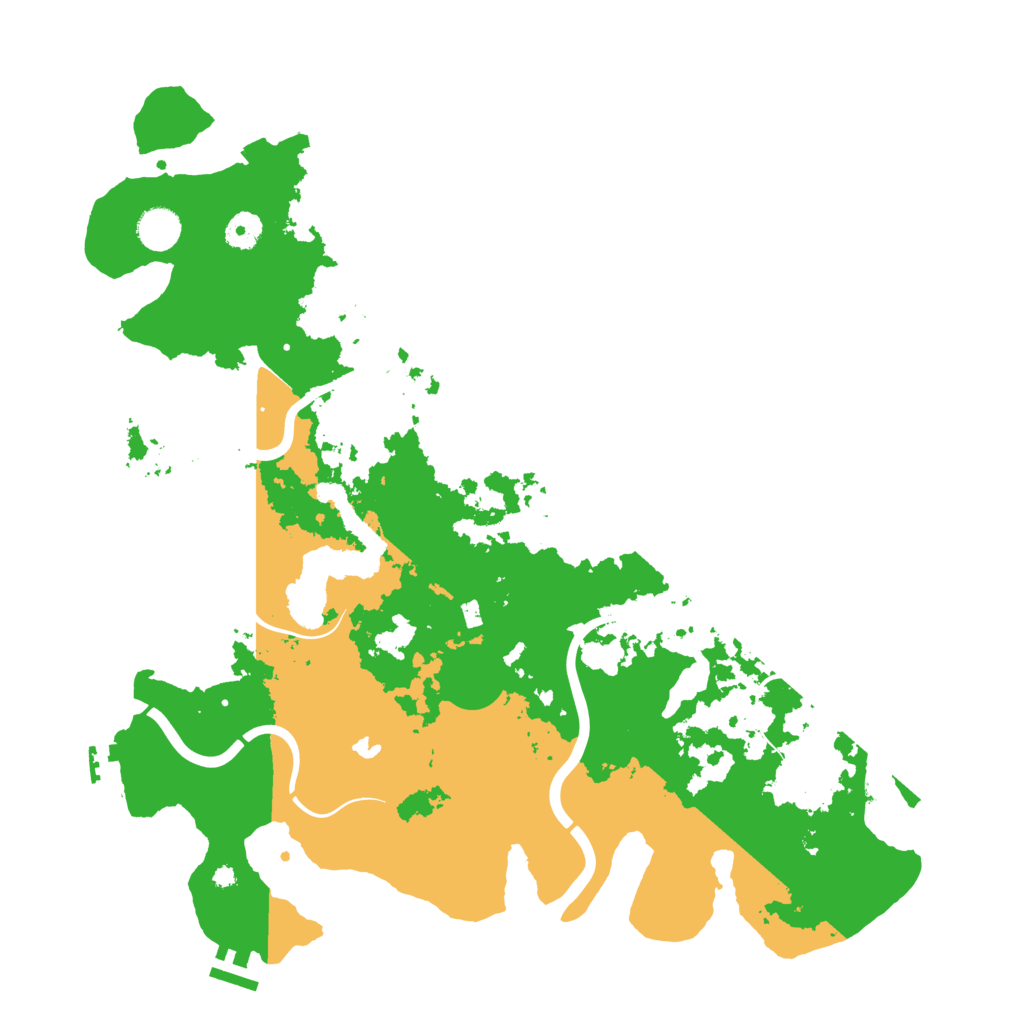 Biome Rust Map: Procedural Map, Size: 4200, Seed: 24